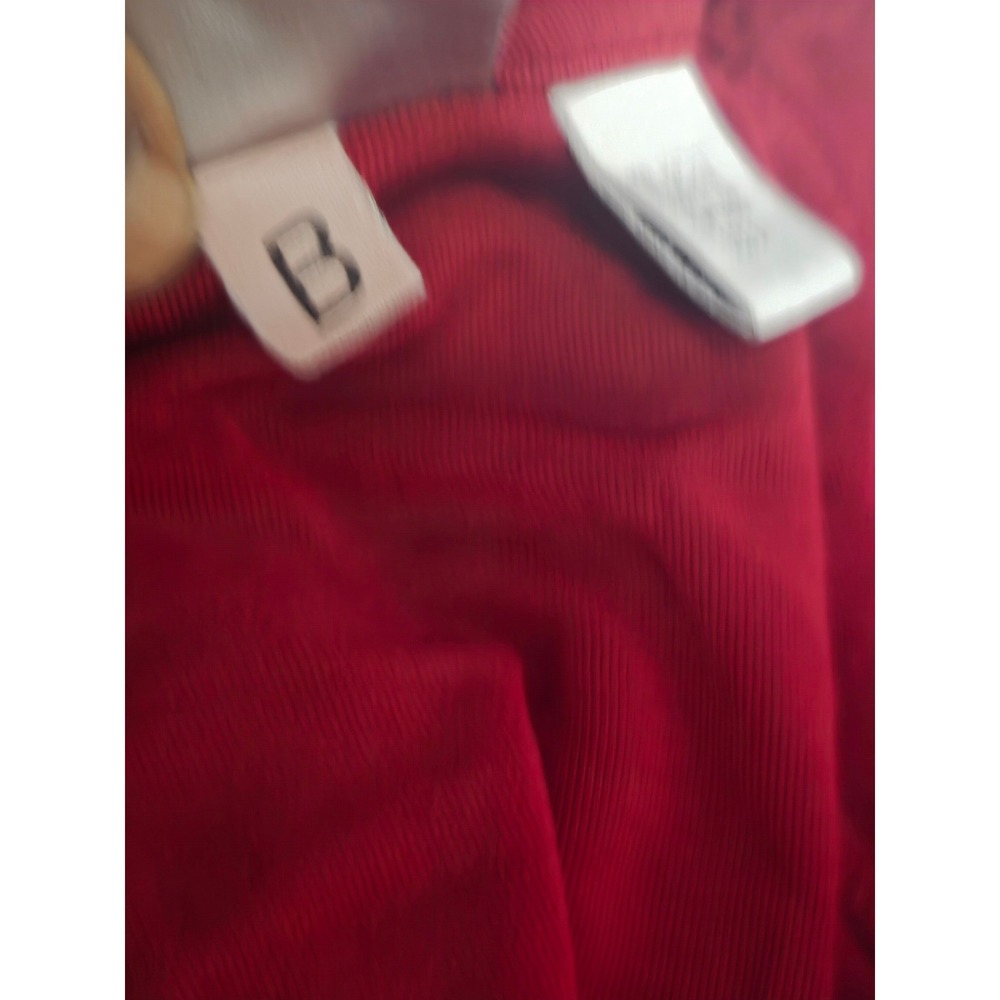 Chicos Travelers Burgundy Red Slinky Knit Single Button Jacket Blazer Size 3 /XL - Picture 10 of 10